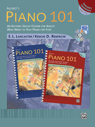 Book cover for Alfred's Piano 101 Teacher's Handbook, Book 1 & 2