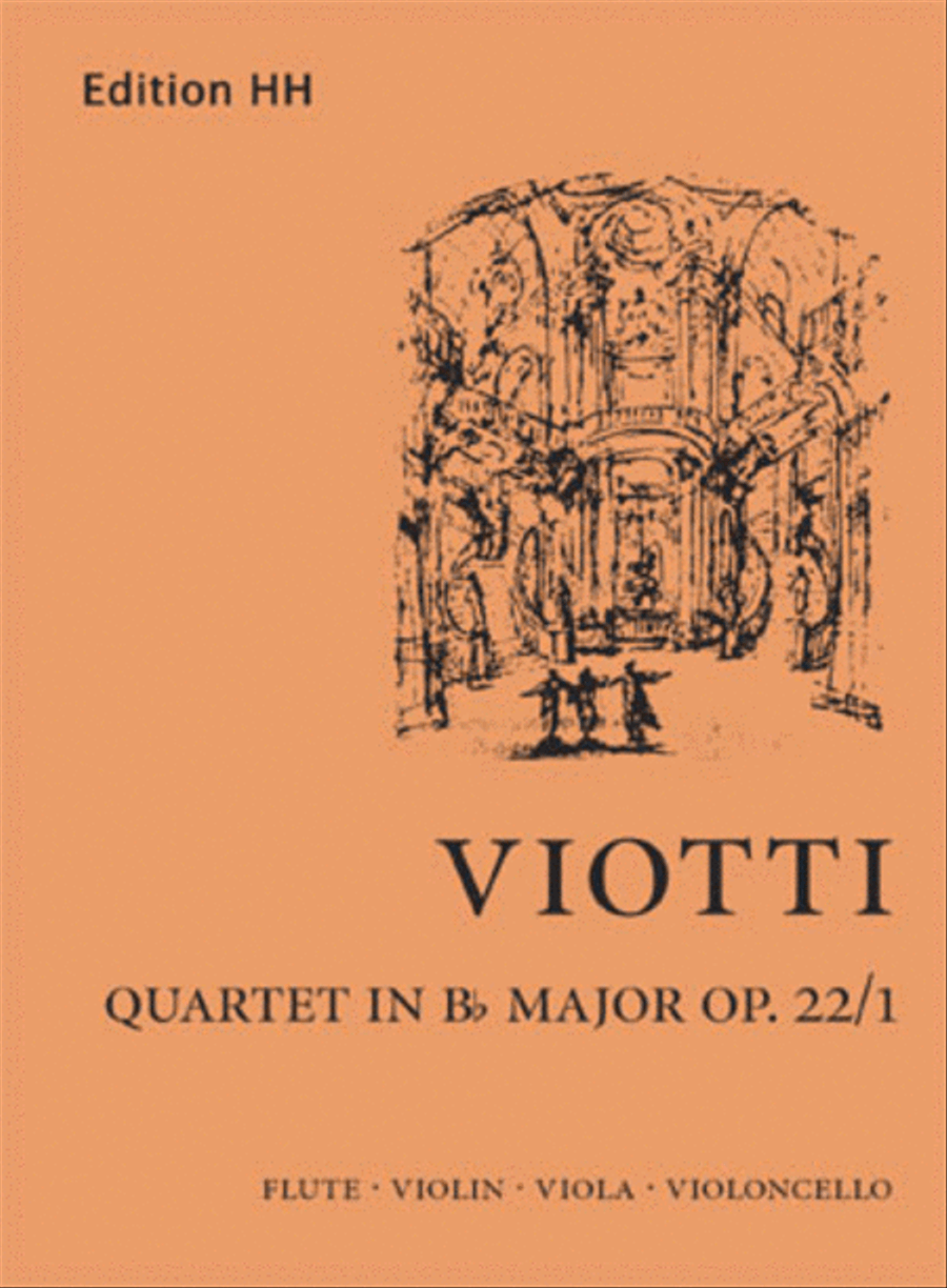 Quartet in B-flat major Op22/1