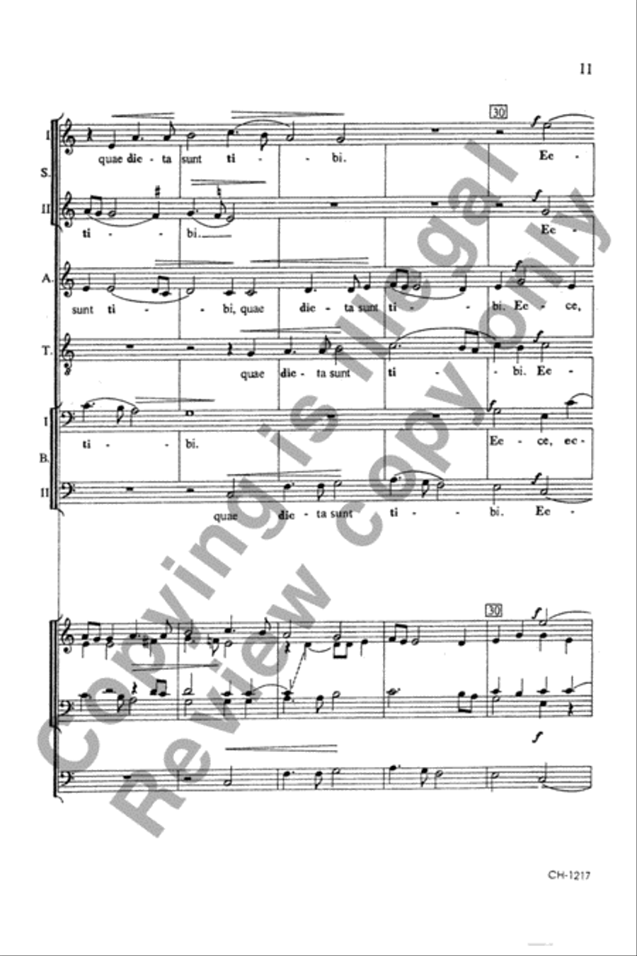 Beata es Virgo Beata es Virgo Divisi scores gallery preview page 11