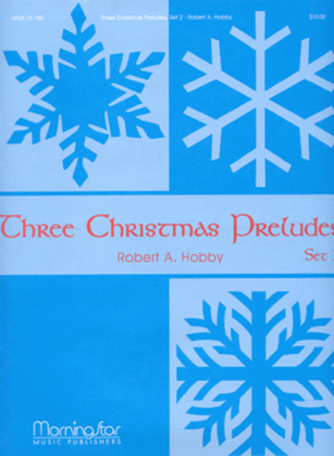 Book cover for Three Christmas Preludes, Set 2