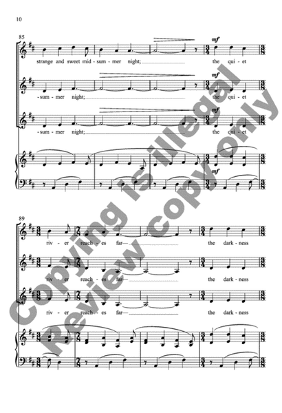 Boat Song from At the Water's Edge (Choral Score) image number null