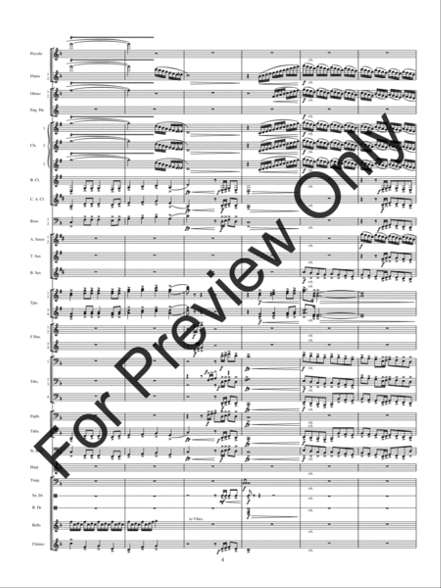 Holiday Rhapsody Concert Band scores gallery preview page 7