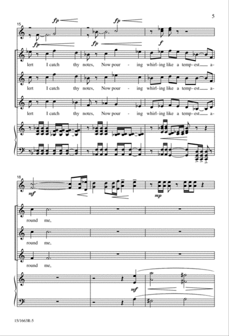 The Mystic Trumpeter SSA scores gallery preview page 5