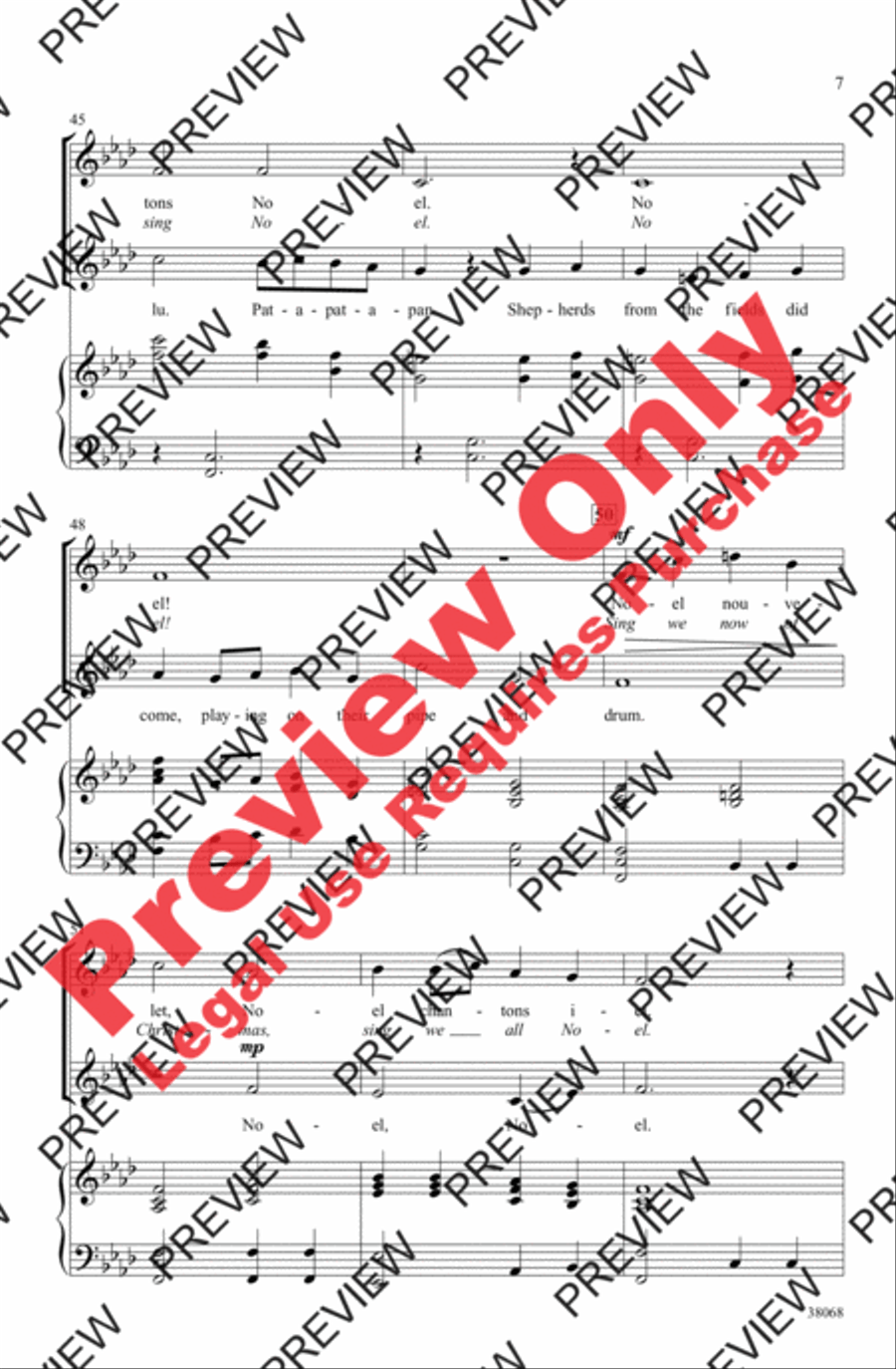 Two French Noels 2-Part scores gallery preview page 17