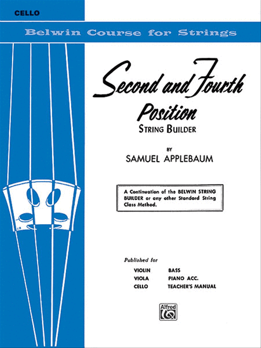 2nd and 4th Position String Builder Chamber Orchestra scores gallery preview page 1