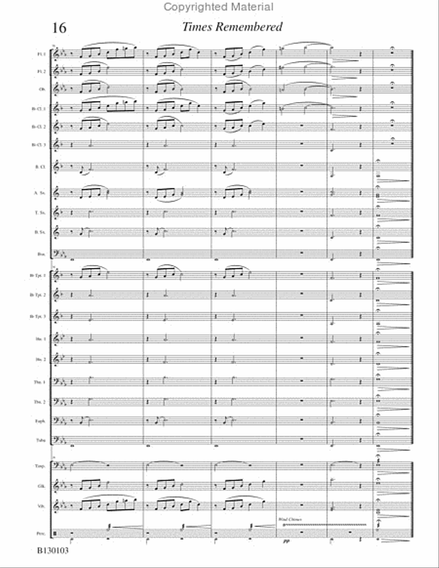 Times Remembered Times Remembered Concert Band scores gallery preview page 19