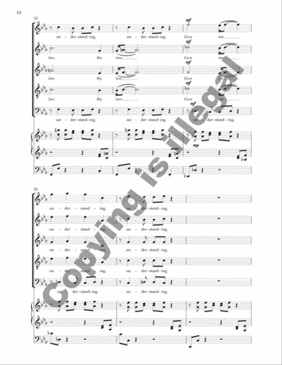 Open thou mine eyes Open thou mine eyes SSATB scores gallery preview page 9
