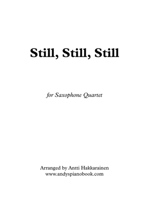 Book cover for Still, Still, Still - Saxophone Quartet