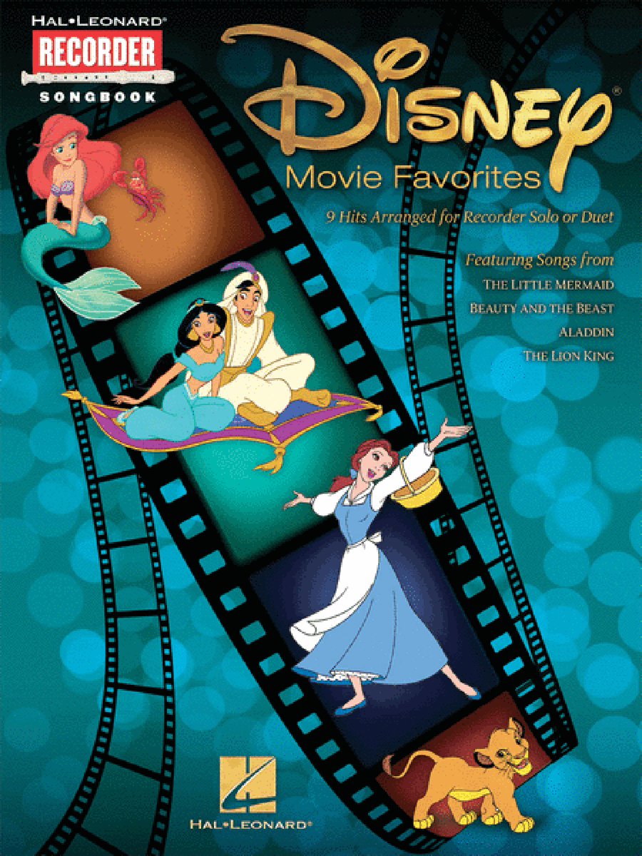 Disney Movie Favorites Recorder scores gallery preview page 1