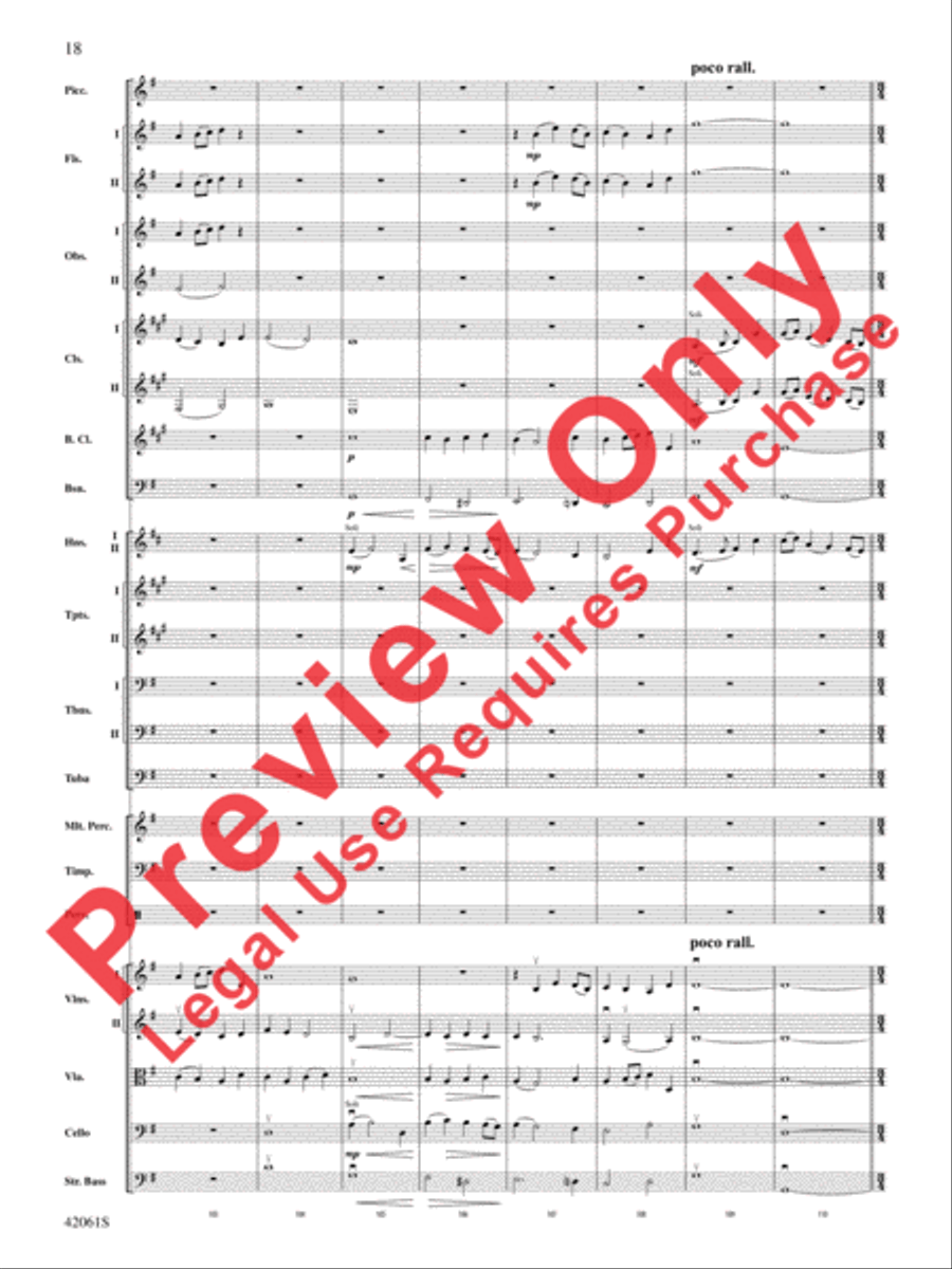 South County Sketches Full Orchestra scores gallery preview page 19