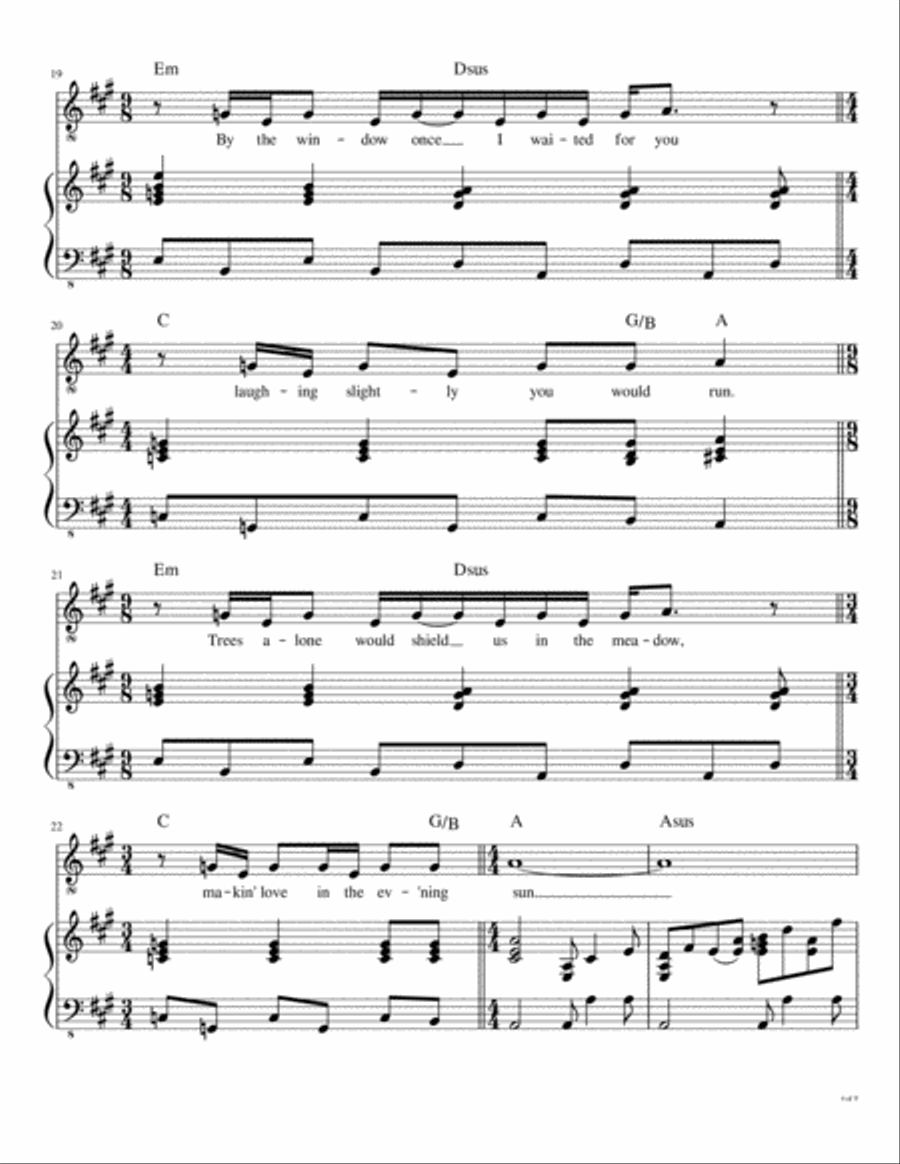 Sometimes In Winter Voice scores gallery preview page 5