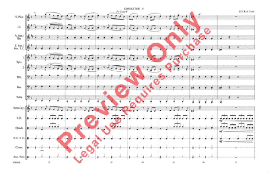 Happy Together Happy Together Marching Band scores gallery preview page 6