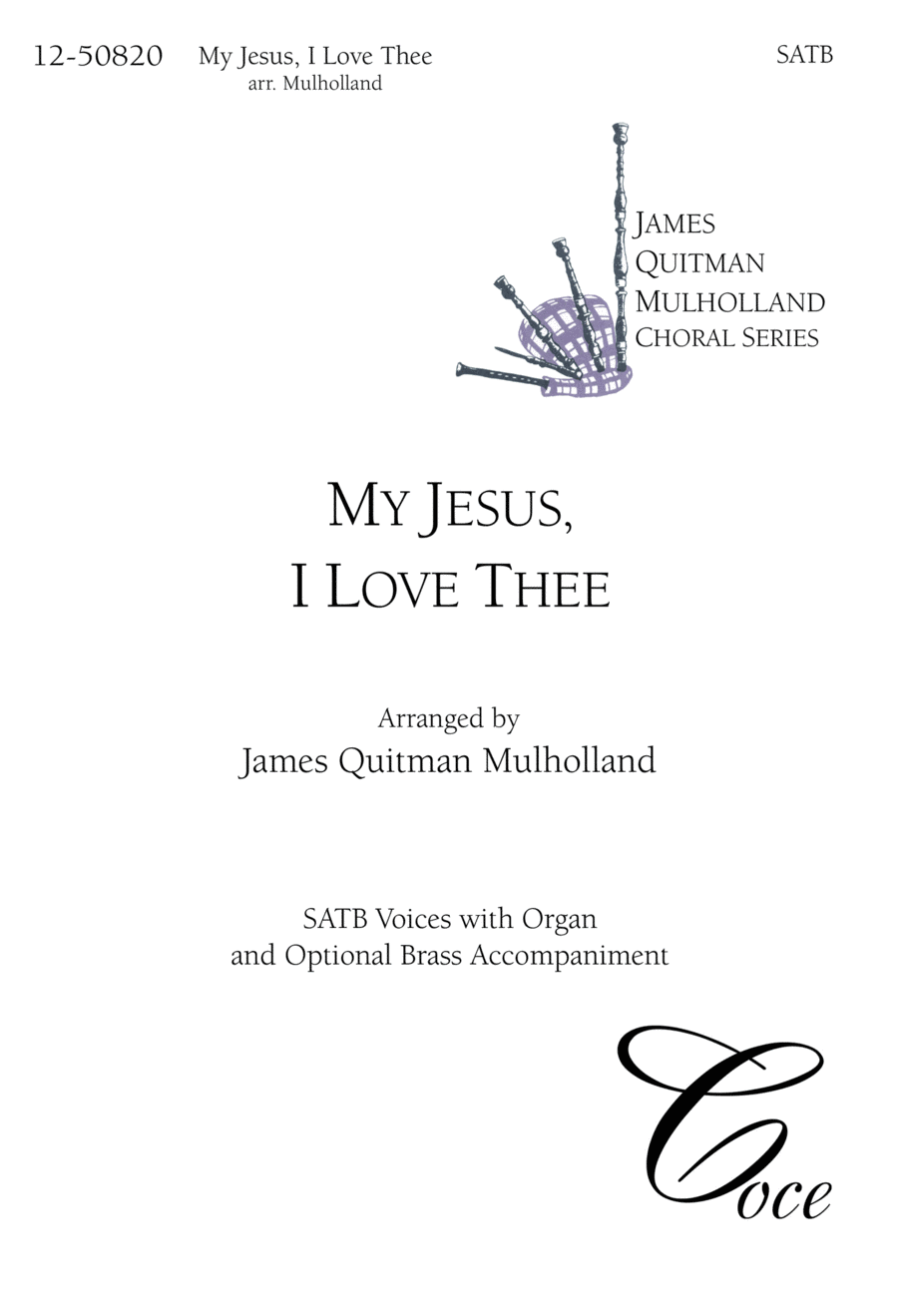 My Jesus, I Love Thee 4-Part scores gallery preview page 1