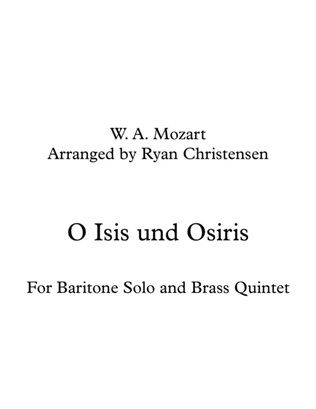O Isis Und Osiris- Baritone and Brass Quintet