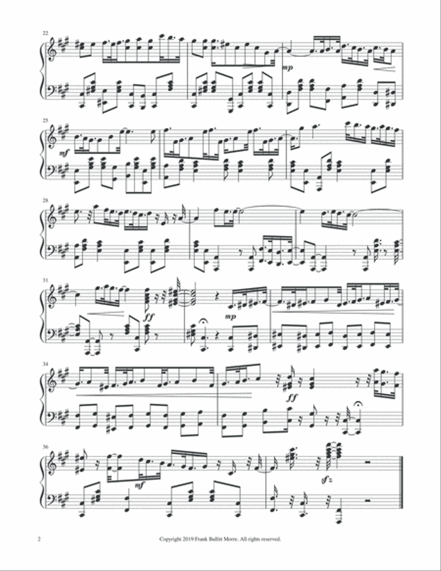Rodelinda Variations: Piano variations on themes from the Opera by GF Handel Piano Solo scores gallery preview page 6