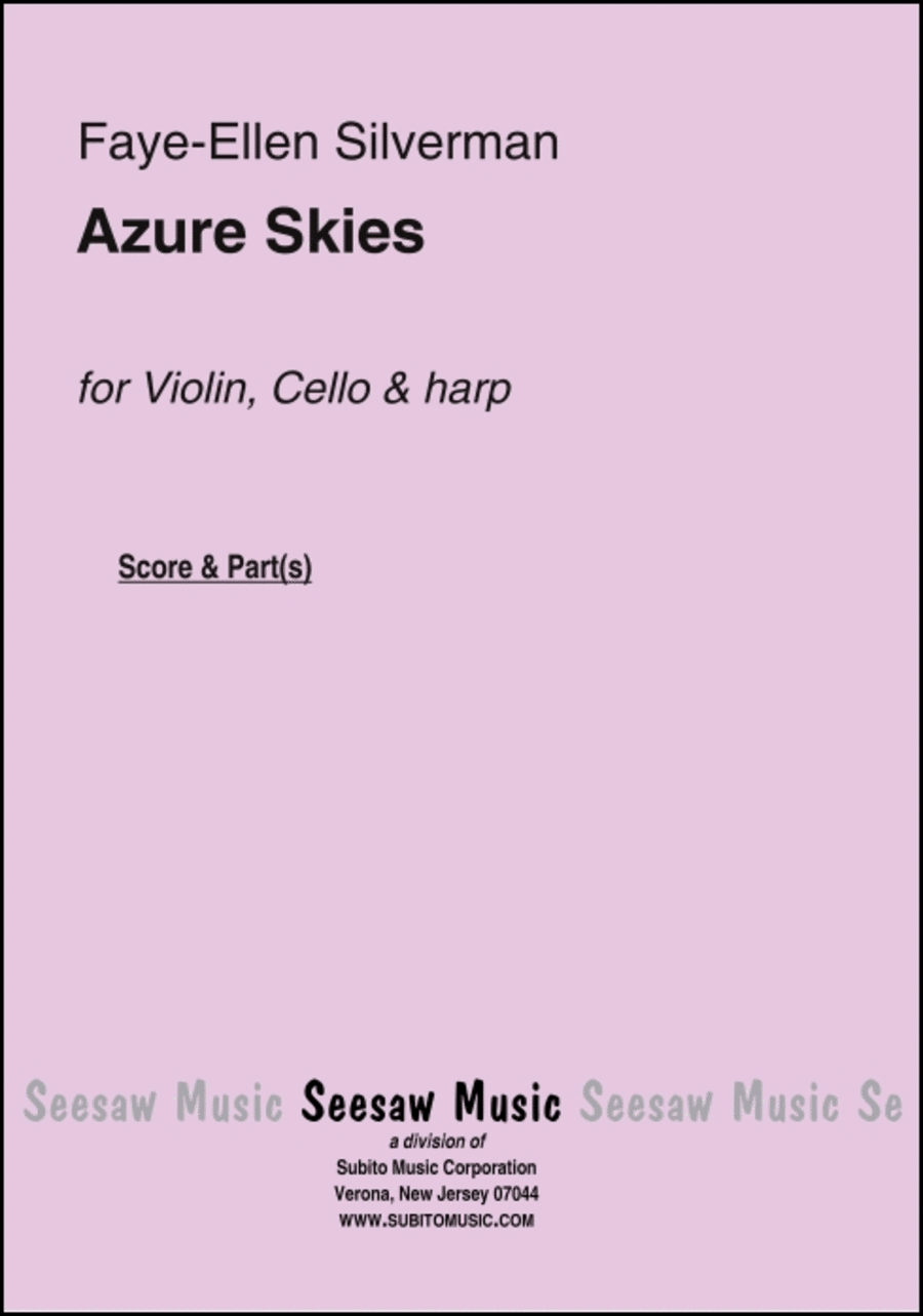 Azure Skies Cello scores gallery preview page 1