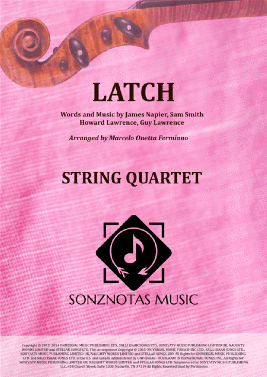 Latch String Quartet scores gallery preview page 1