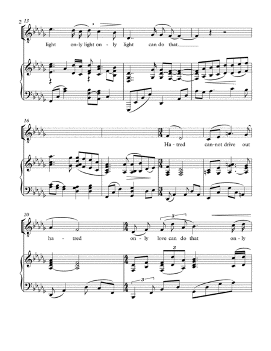 Only Love Can Do That 4-Part scores gallery preview page 2