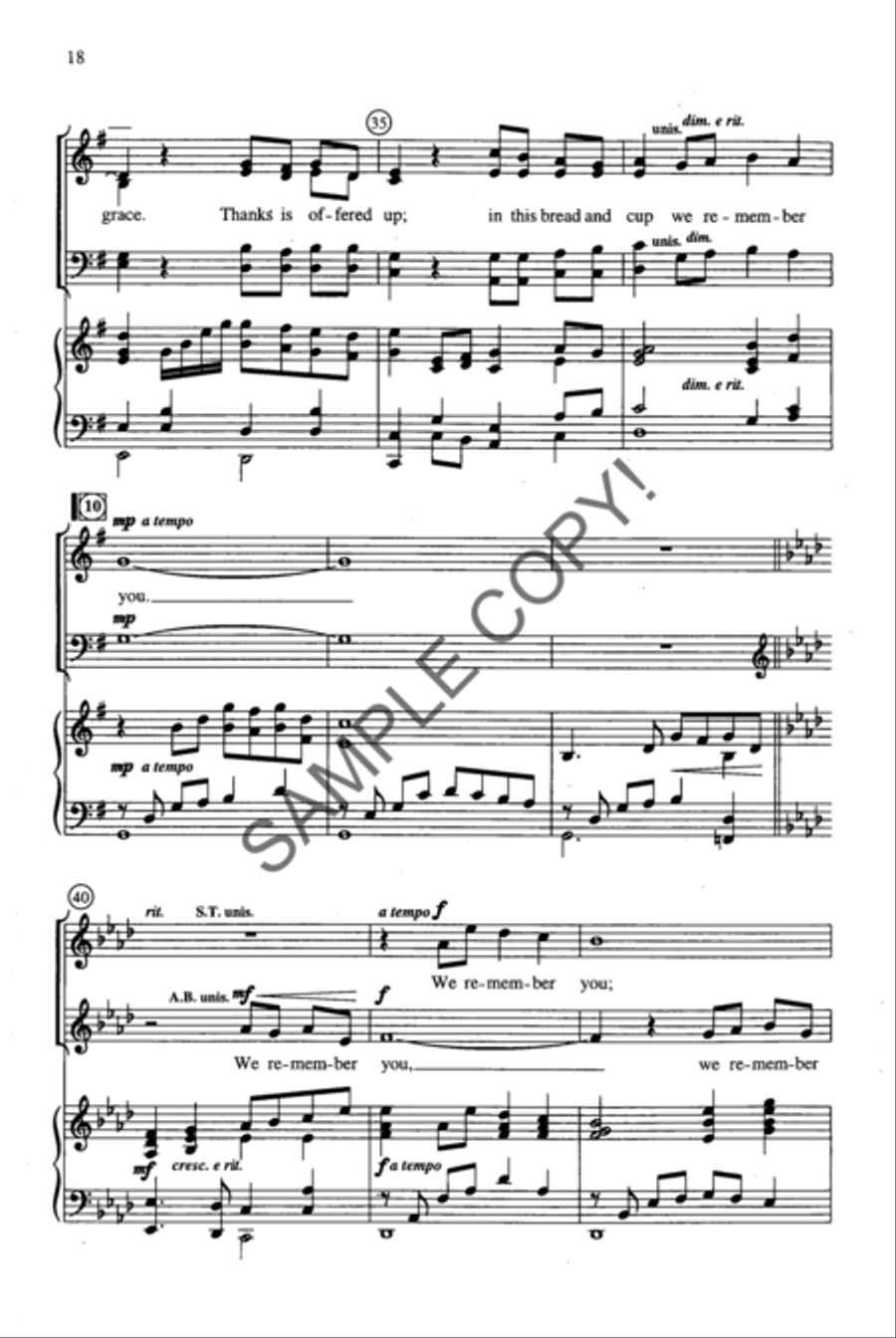 Shadow of the Cross 4-Part scores gallery preview page 12