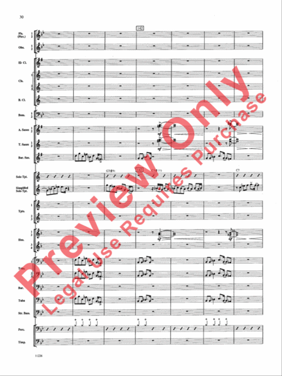 American Jazz Suite American Jazz Suite Concert Band scores gallery preview page 31