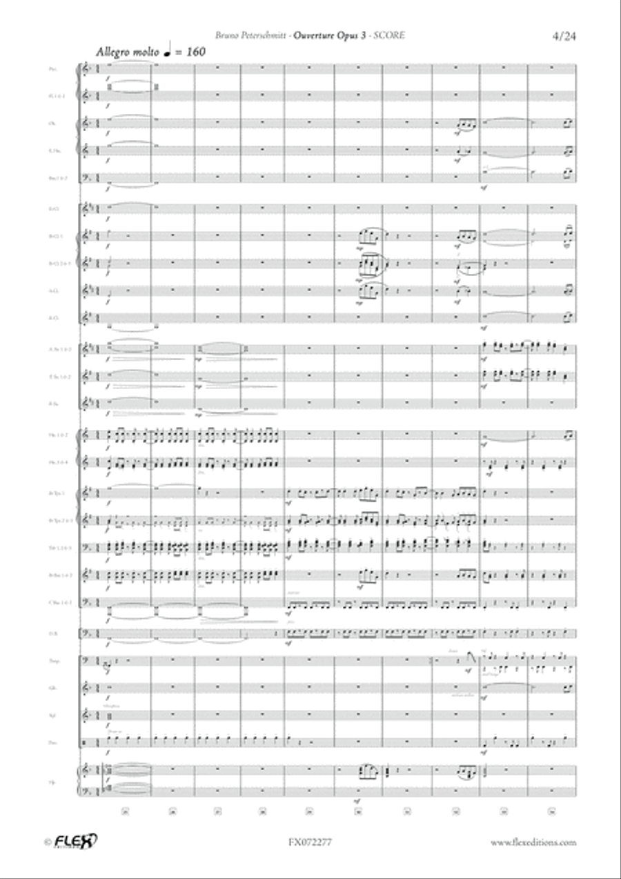 Ouverture Opus 3 Concert Band scores gallery preview page 5
