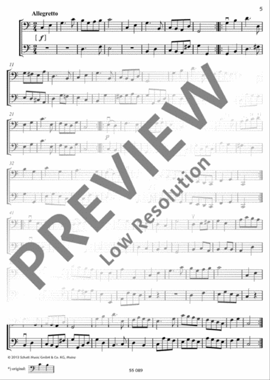 12 Progressive Duets Cello scores gallery preview page 6