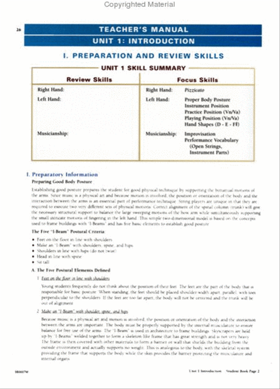 New Directions for Strings (Teacher's Manual Book I) Chamber Orchestra scores gallery preview page 2
