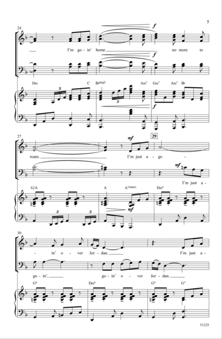 Poor Wayfaring Stranger Choir scores gallery preview page 4