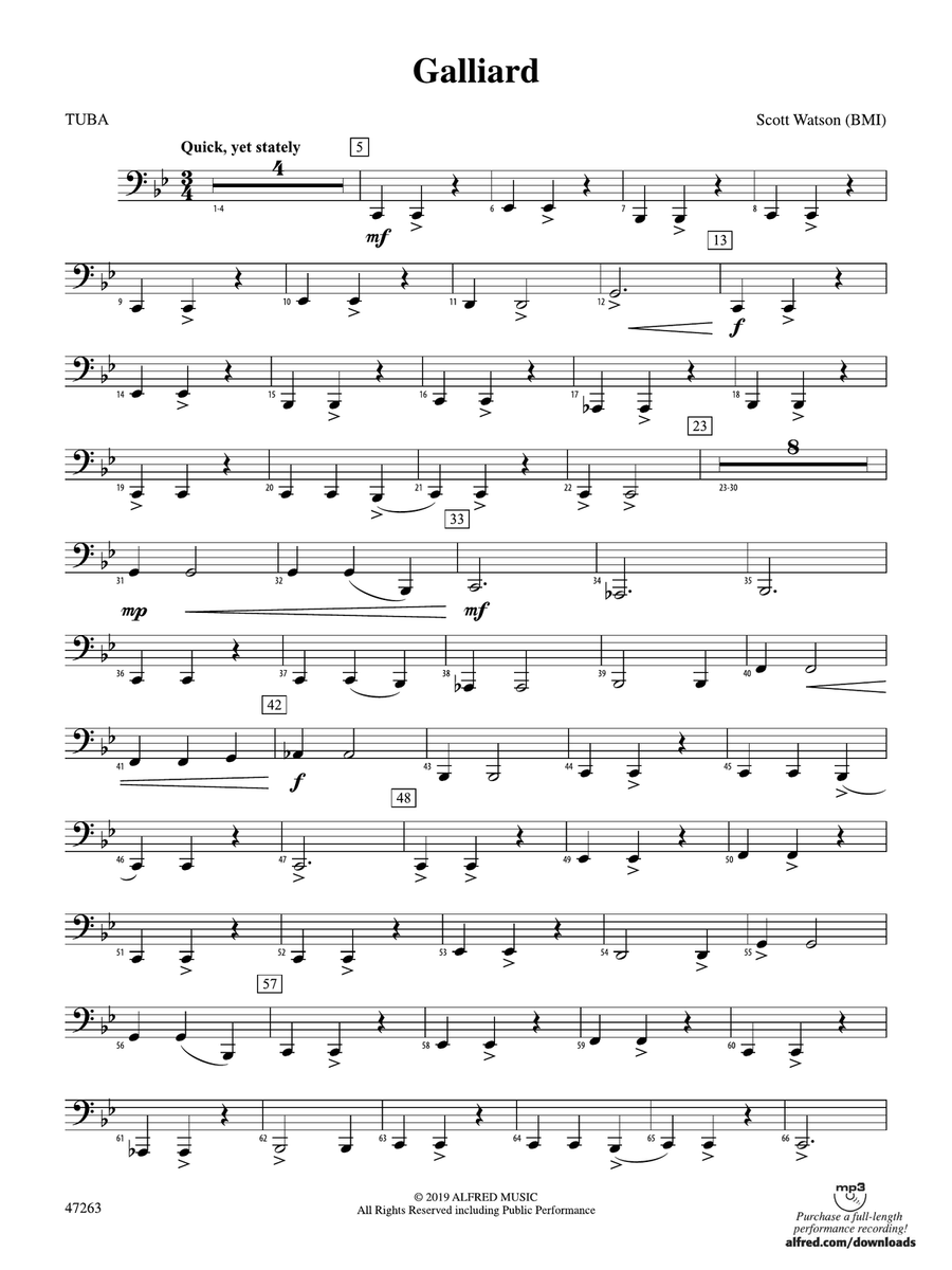 Galliard: Tuba