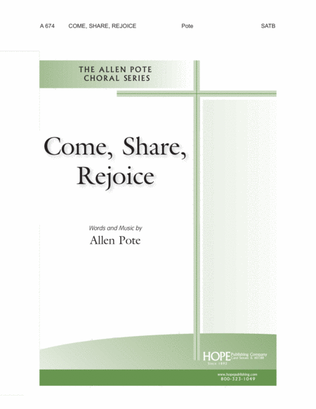 Book cover for Come, Share, Rejoice