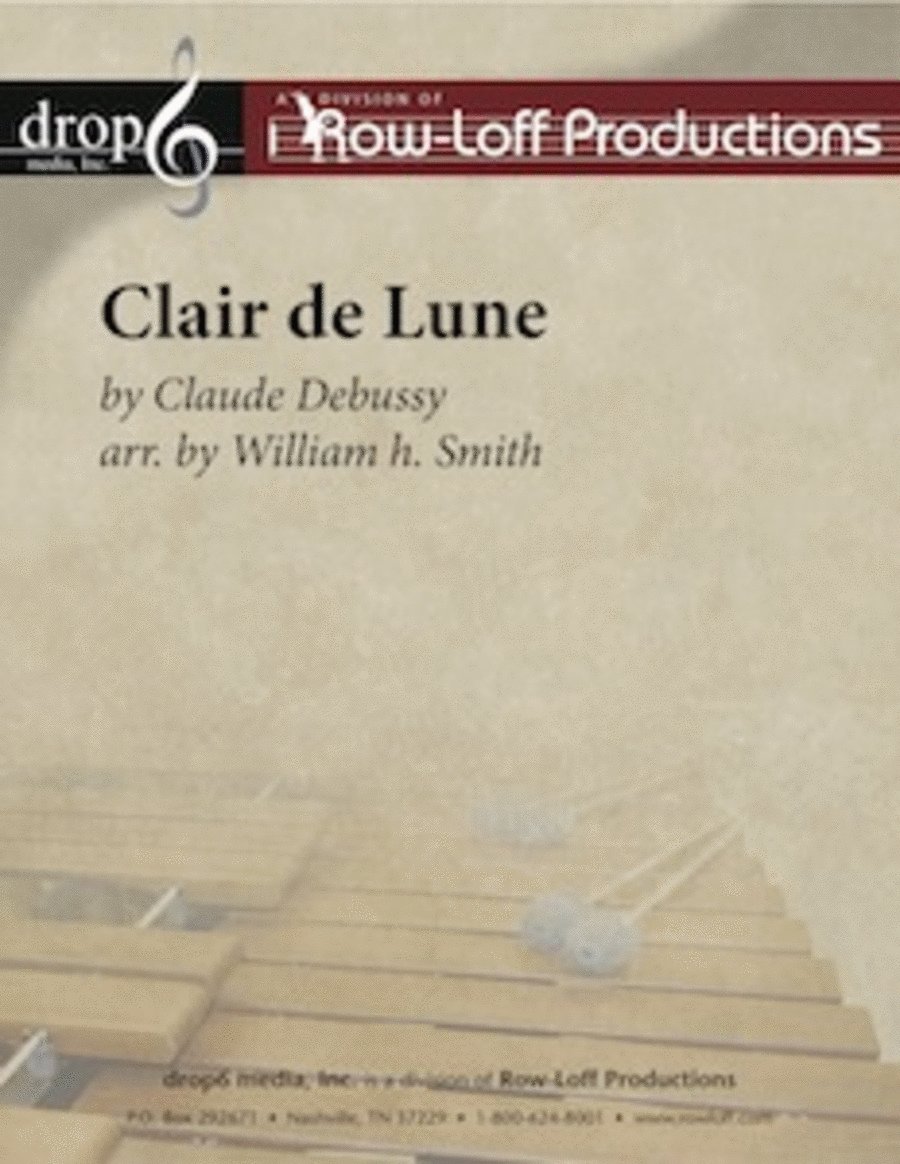 Clair de Lune Percussion Ensemble scores gallery preview page 1