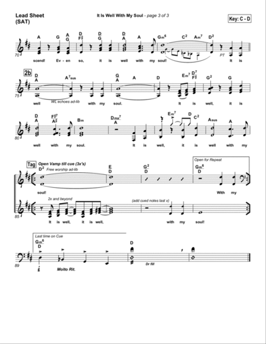 It Is Well with My Soul It Is Well with My Soul Piano scores gallery preview page 3