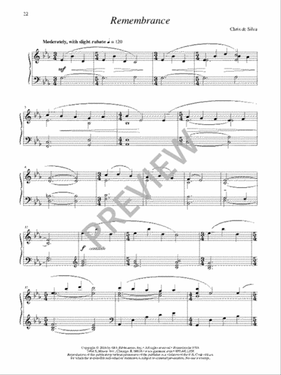 Colours Piano Solo scores gallery preview page 21