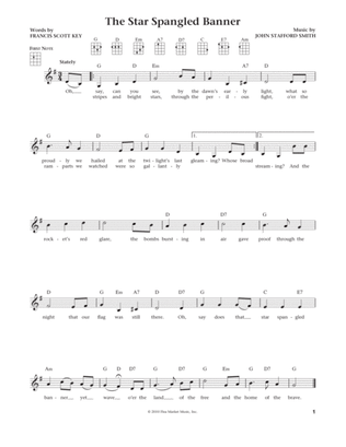 The Star Spangled Banner (from The Daily Ukulele) (arr. Liz and Jim Beloff)