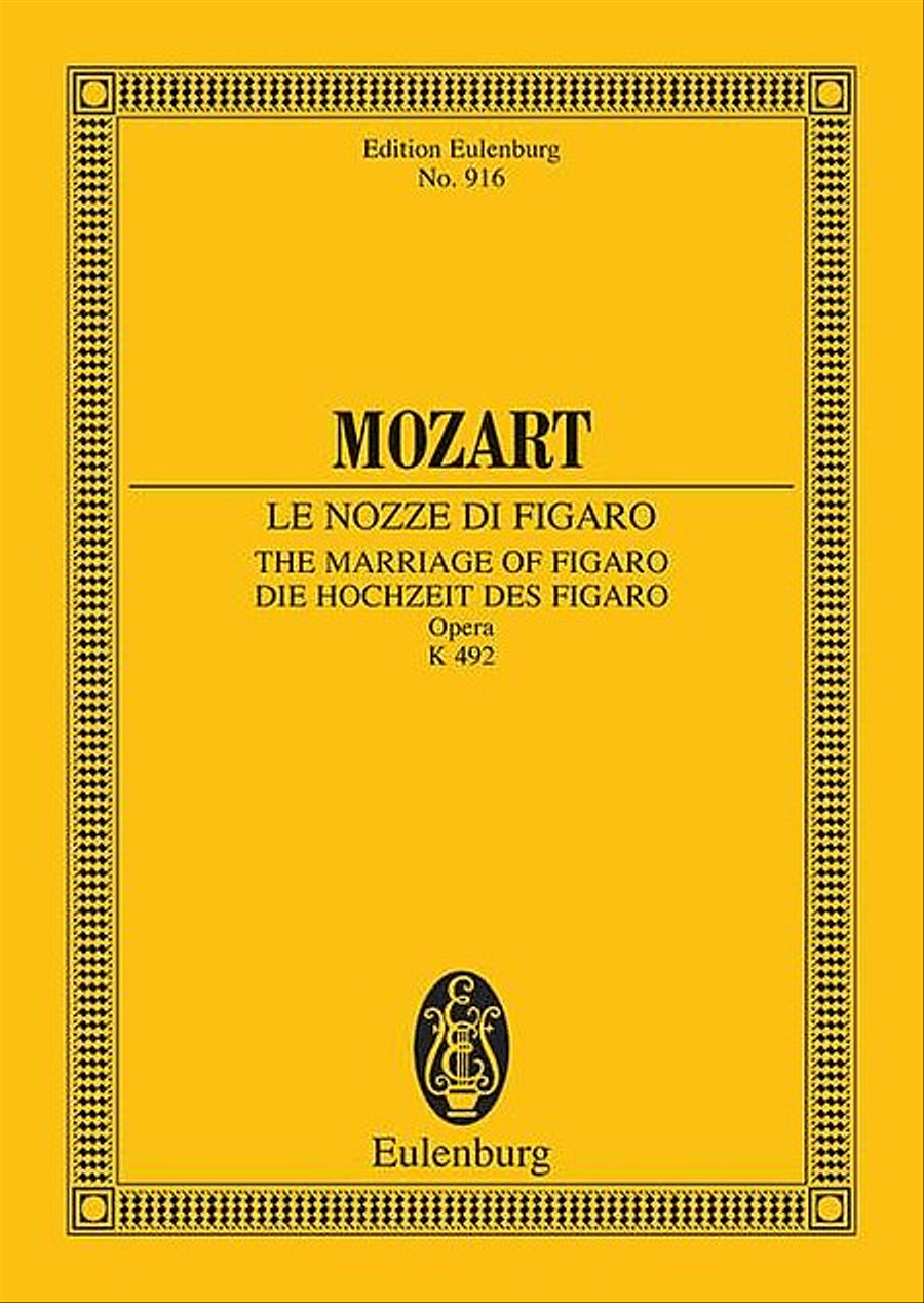 The Marriage of Figaro, K. 492 Choir scores gallery preview page 1