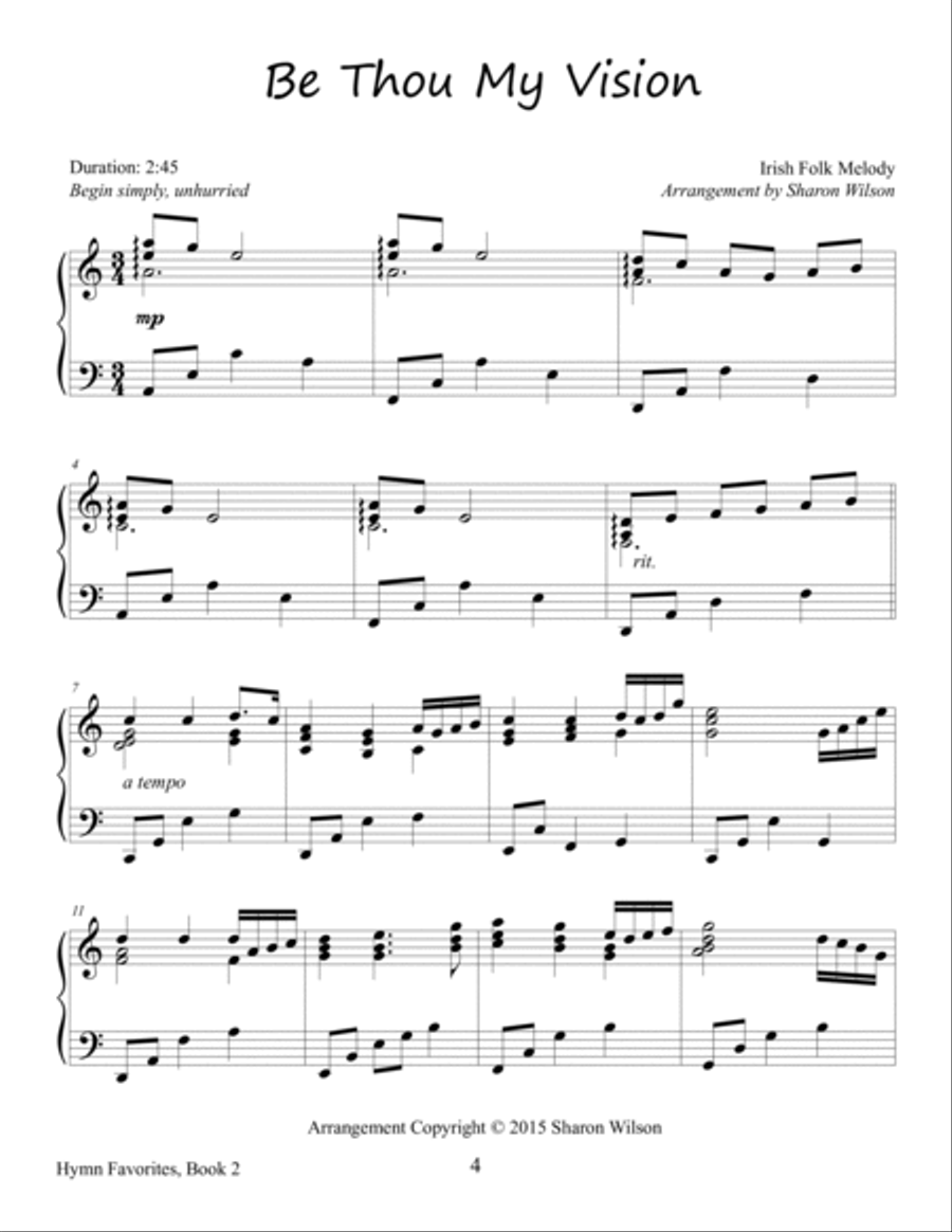Hymn Favorites, Book 2 - A Collection of Sixteen Piano Solos Piano Solo scores gallery preview page 5