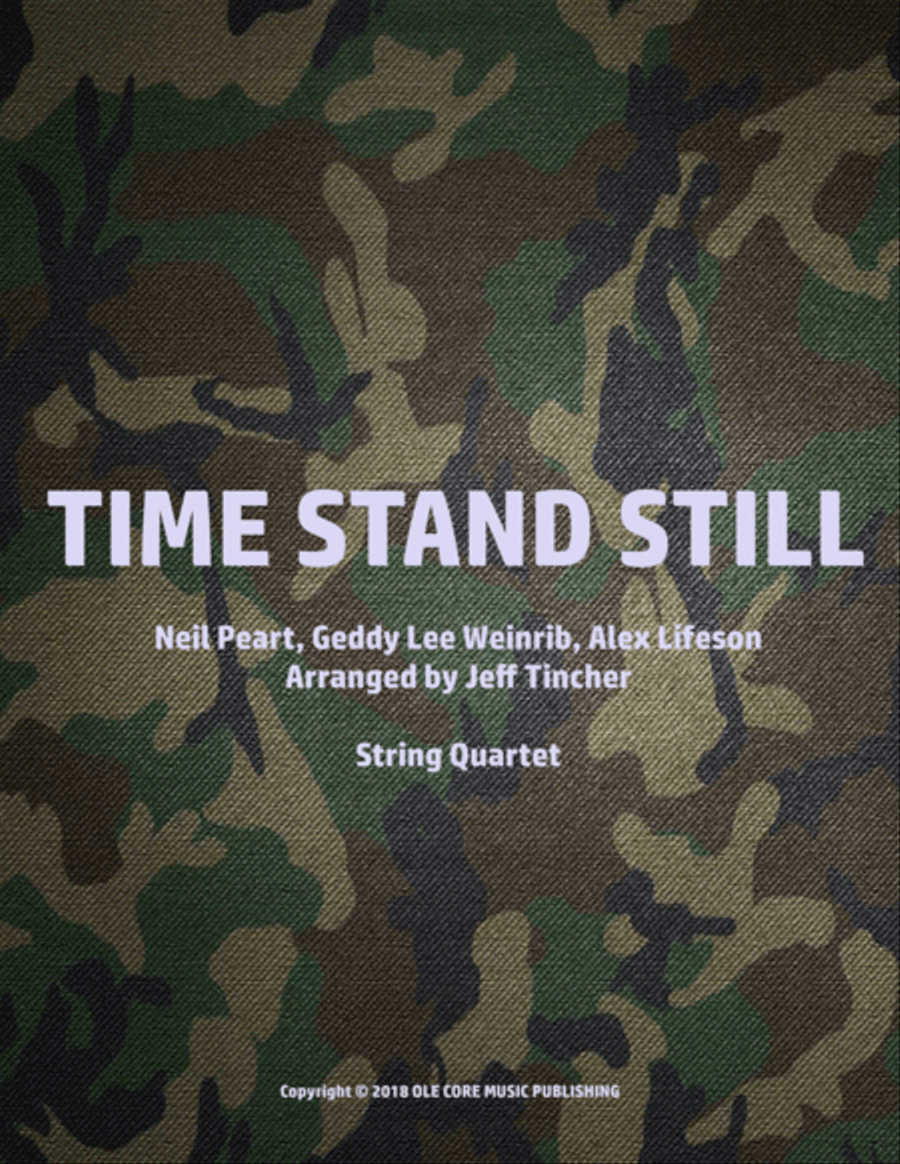 Time Stand Still String Quartet scores gallery preview page 1