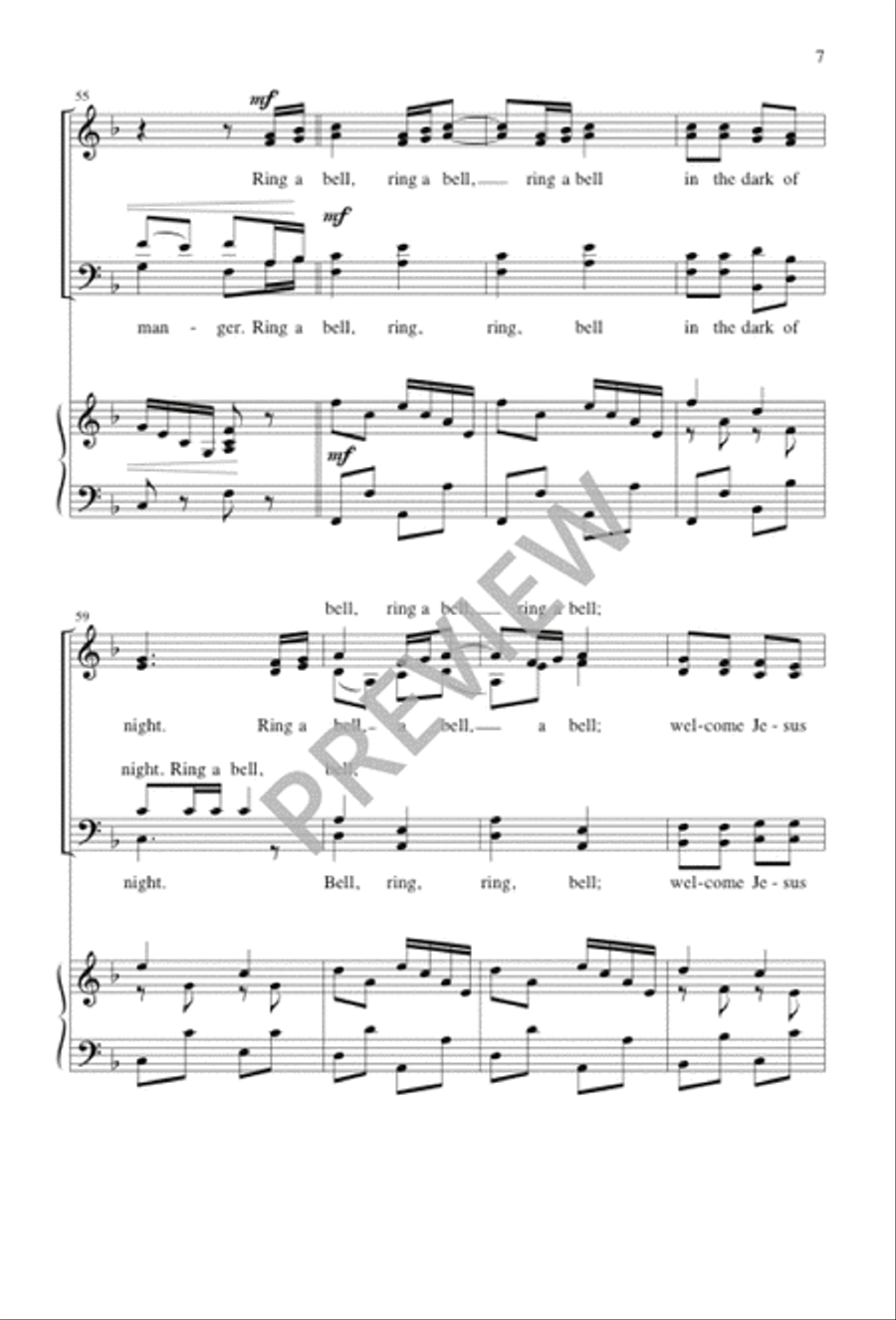 Ring a Bell 4-Part scores gallery preview page 8