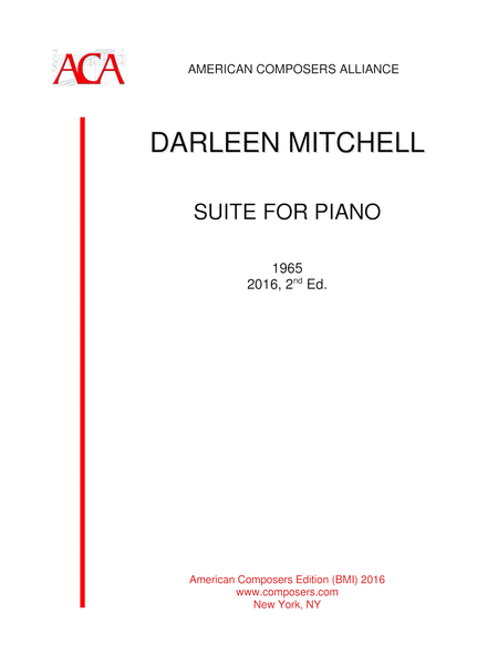 [Mitchell] Suite for Piano