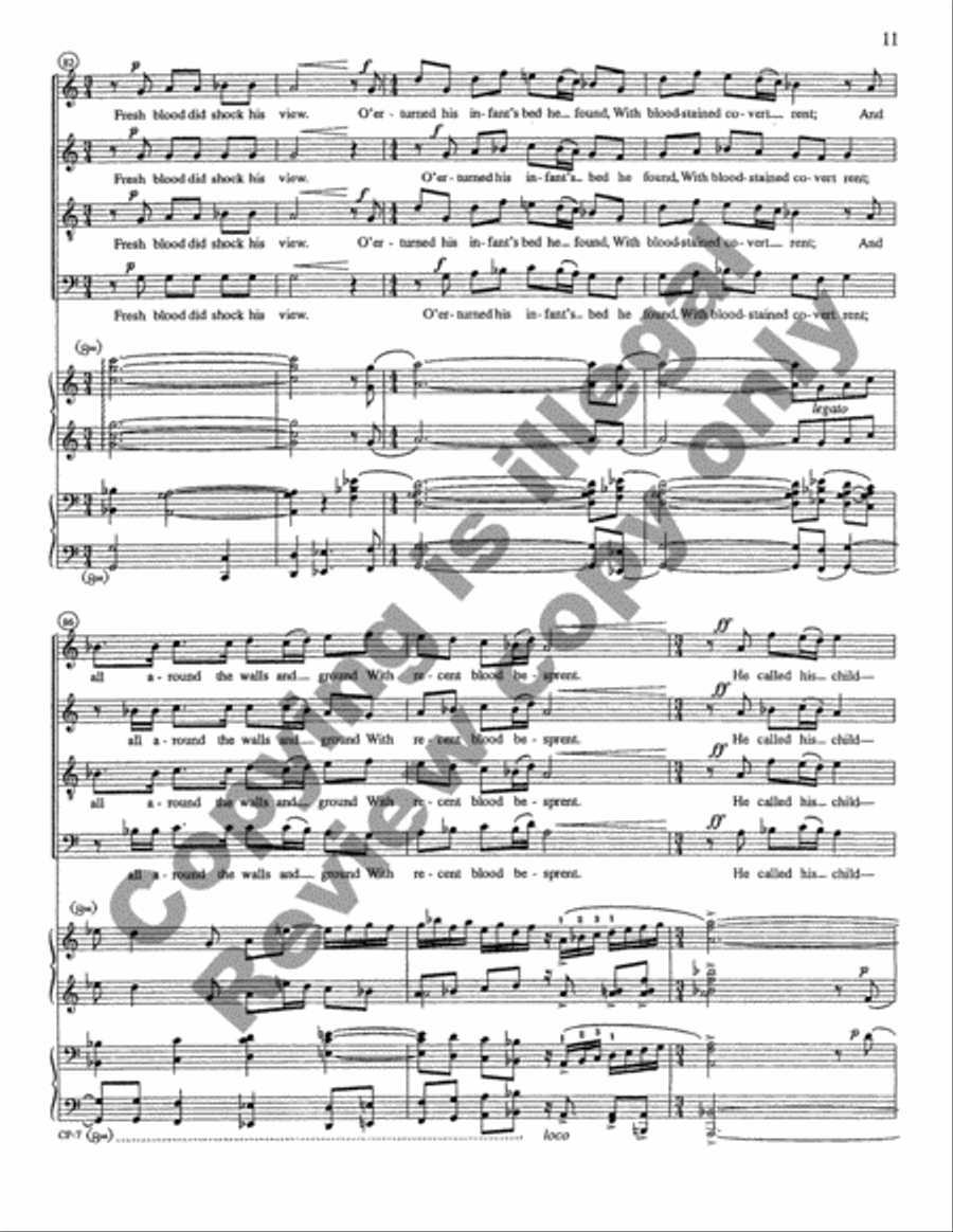 Beth Gelert 4-Part scores gallery preview page 13