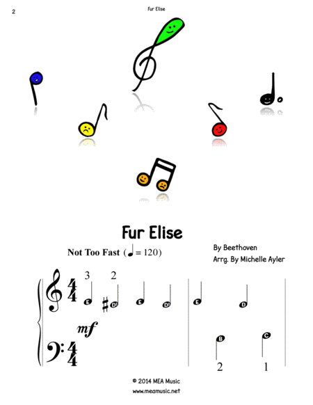 Beginner Fur Elise Collection: 5 Easy Arrangements