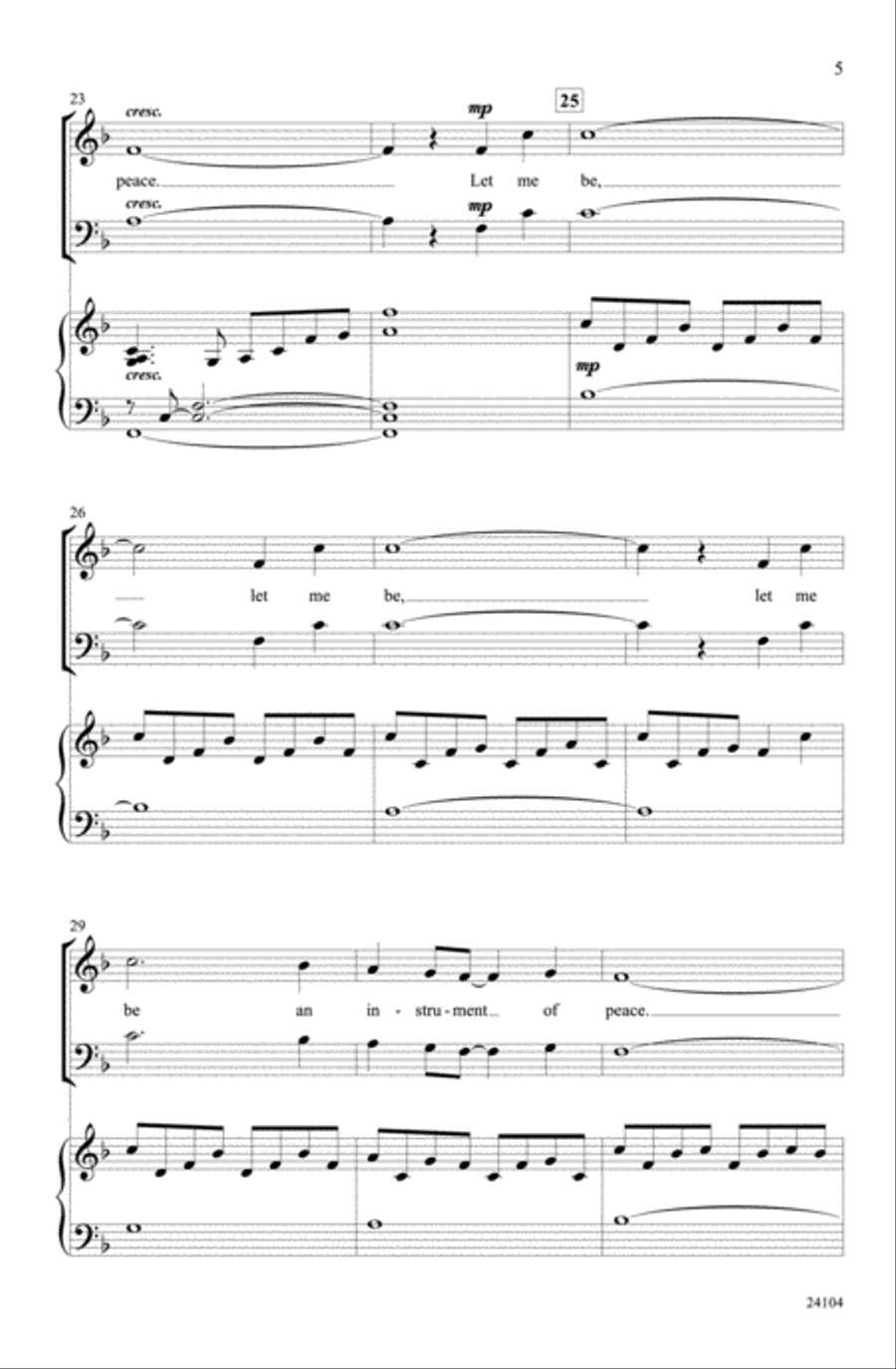 Instrument of Peace Instrument of Peace 4-Part scores gallery preview page 4