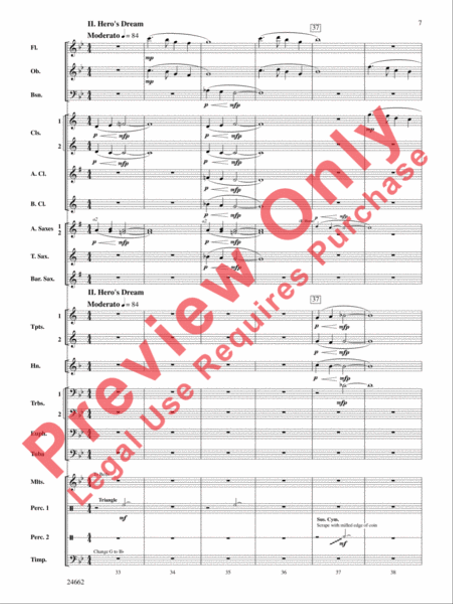 Timber City Trilogy Timber City Trilogy Concert Band scores gallery preview page 8