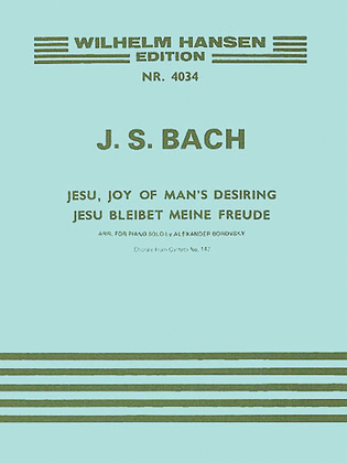 Book cover for J.S. Bach: Jesu, Joy Of Man's Desiring (Piano)