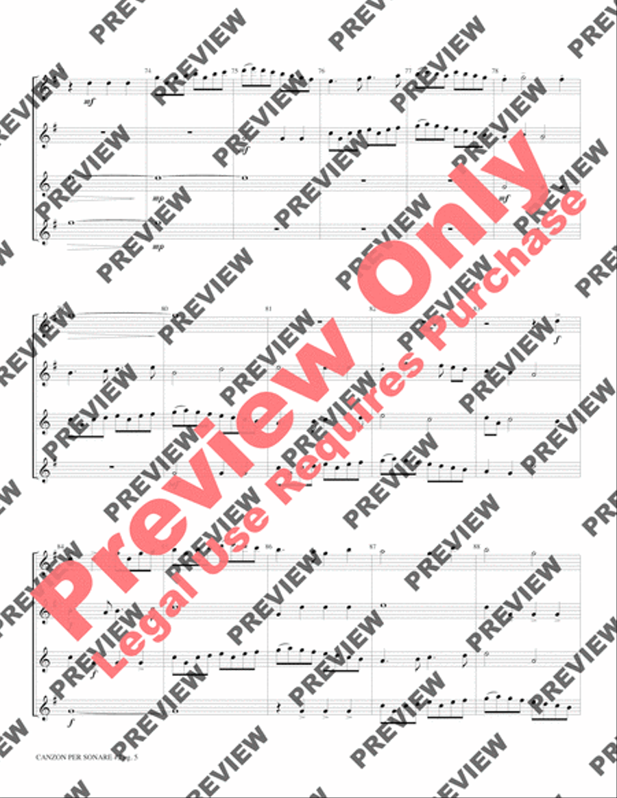 Canzon per Sonare #2 Canzon per Sonare #2 Small Ensemble scores gallery preview page 7