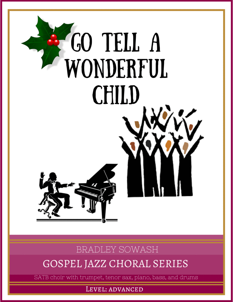 Go Tell A Wonderful Child - Choir and Quintet 4-Part scores gallery preview page 1
