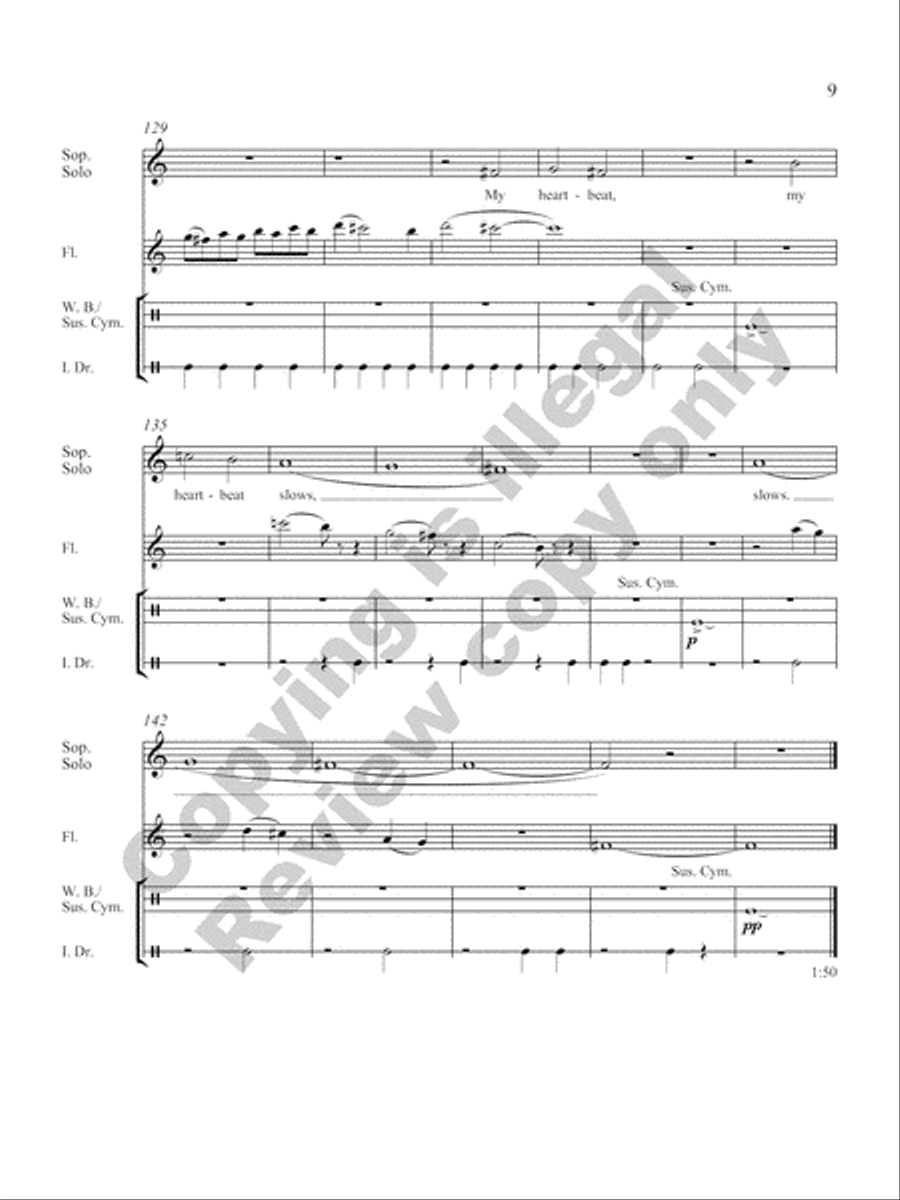 Singing at Dawn Flute scores gallery preview page 8