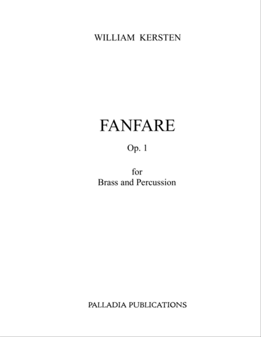 Fanfare for Brass and Percussion Horn scores gallery preview page 2