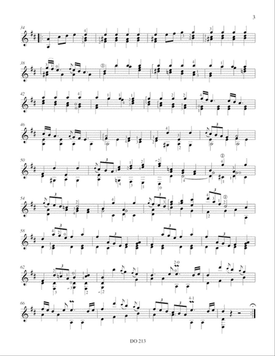 Six Sonates Six Sonates Classical Guitar scores gallery preview page 3