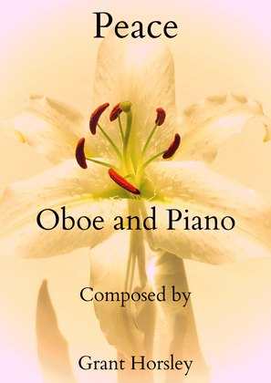 Book cover for "Peace" for Oboe and Piano